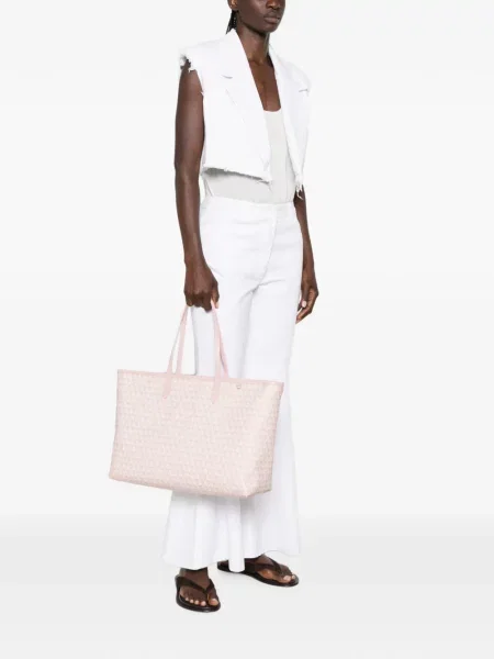 Geantă shopper Anya Hindmarch roz