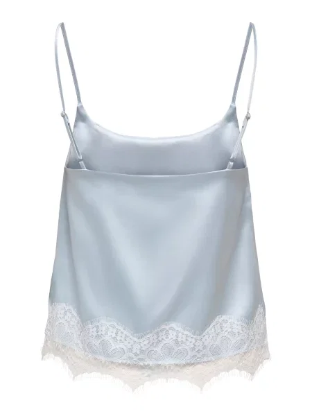 ONLY Top ONLBELLA svetlo modra / naravno bela