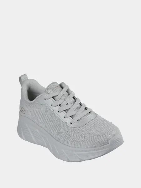 Кожаные кроссовки Skechers серые