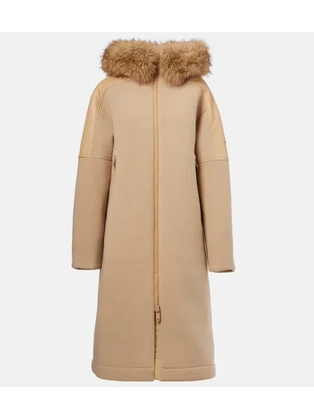 Sztuczne futro futro Goldbergh beżowe