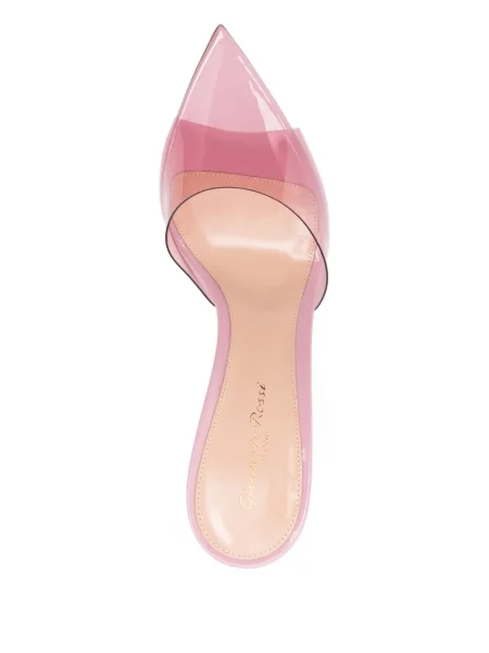 Papuci tip mules Gianvito Rossi roz