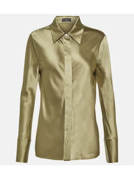 Bluză Joseph din satin verde