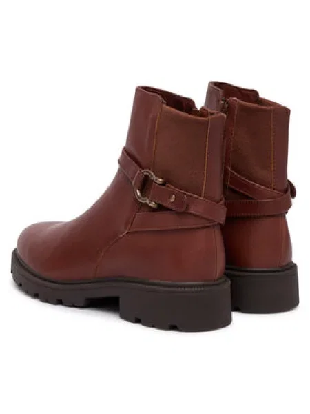 Členková obuv Clarks Code L Bay hnedá