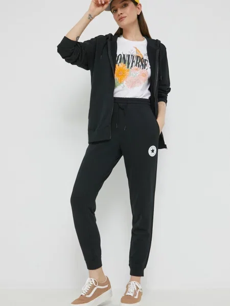 Bluza Converse s kapuco črna