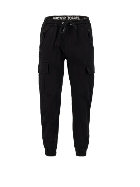 ALPHA INDUSTRIES Pantaloni cu Ripstop' negru