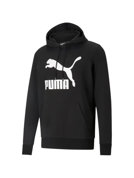 Hanorac cu glugă Puma cu autograf negru
