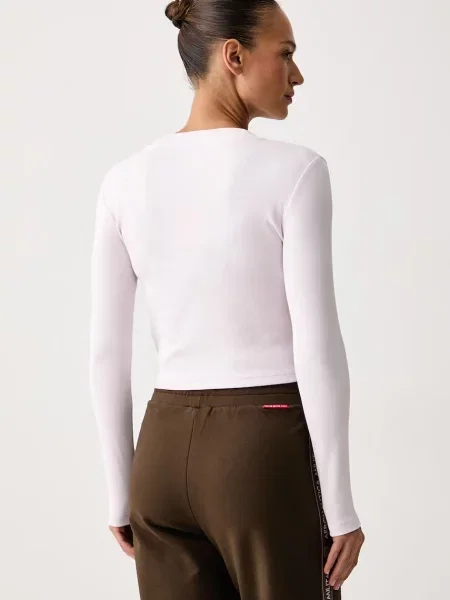 Calvin Klein Jeans longsleeve z różowa