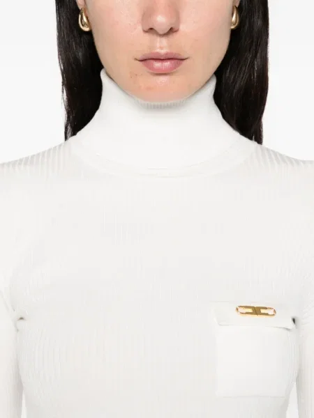 Pulover Elisabetta Franchi alb