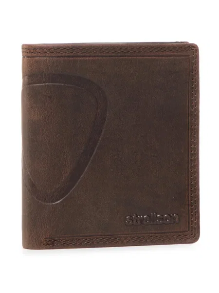 STRELLSON Peňaženka Billfold Q7 Baker Street tmavohnedá hnedá