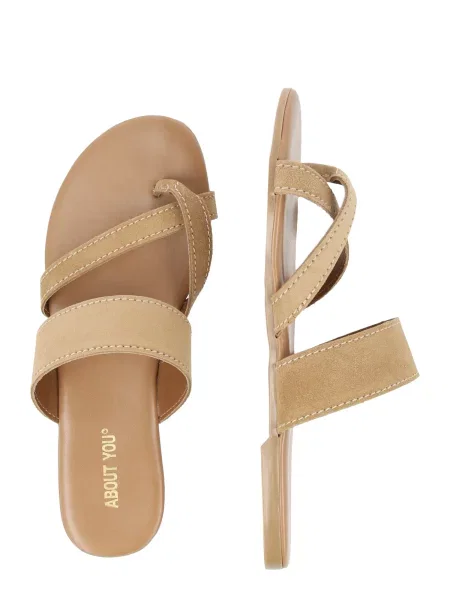 ABOUT YOU Flip-flops Chayenne deschis bej
