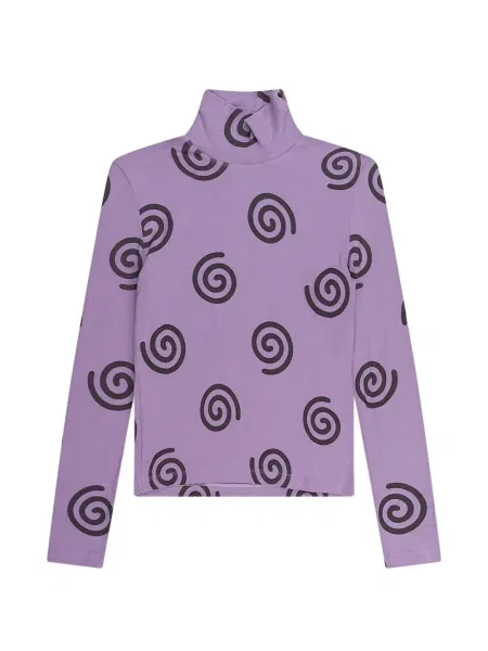 Top Simon Lextrait cu imagine violet