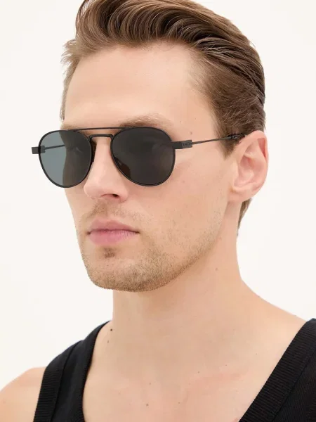 Слънчеви очила Saint Laurent мъжки SL черно