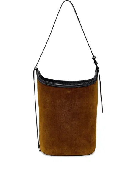 Semišová bucket kabelka Proenza Schouler hnědá