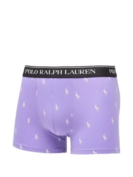 Boxeri Polo Ralph Lauren cu glugă cu autograf violet