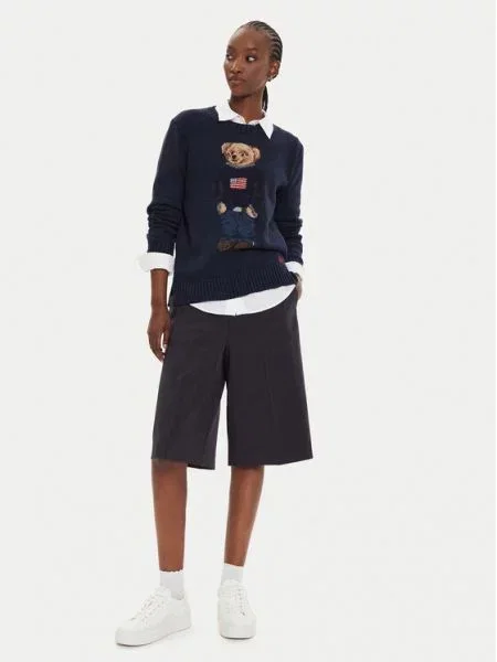 Svetr Polo Ralph Lauren dámský tmavomodrá hřejivý