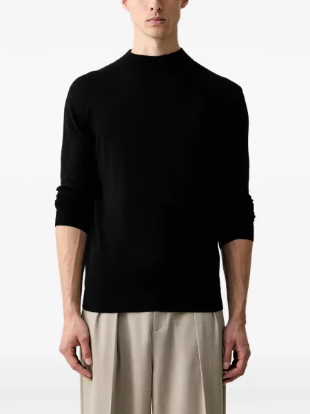Pulover Karl Lagerfeld cu broderie negru