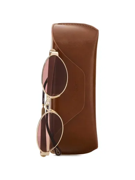 Ochelari de soare Chloé cu imprimeu geometric