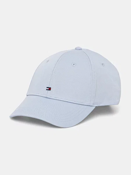 Шапка с козирка Tommy Hilfiger с апликация синьо