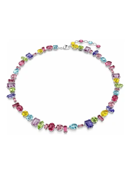 Naszyjnik Swarovski szary