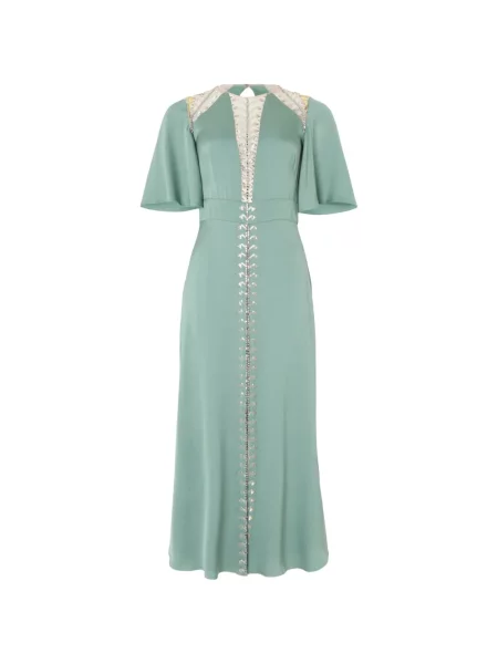 Rochie midi Temperley London verde