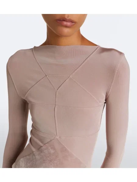 Rochie Rick Owens de catifea roz