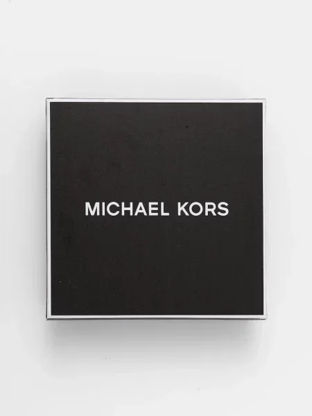 Кожаный кошелек Michael Kors с ремешками черный