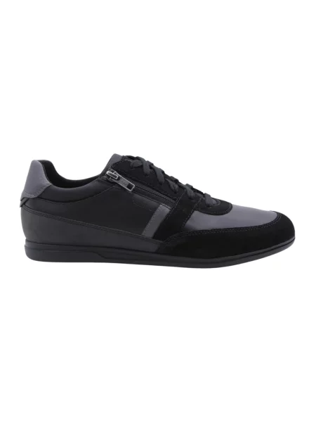 Sneakersy Geox skórzane czarne