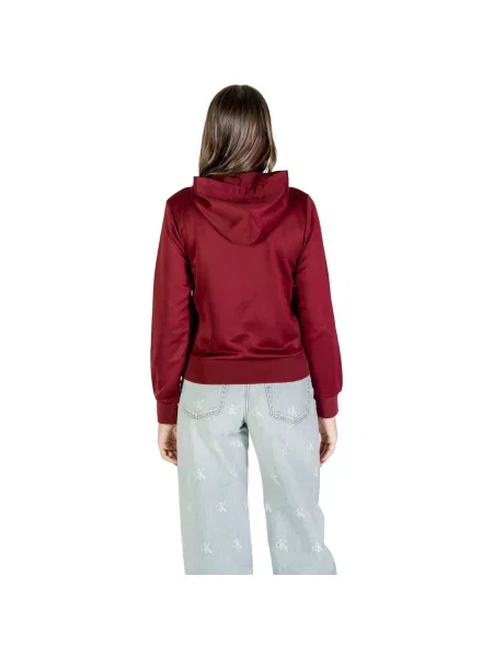 Mikina s kapucí Calvin Klein Jeans modrá