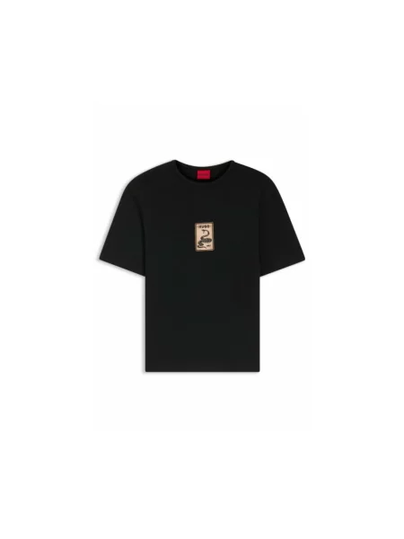 HUGO t-shirt Dobul czarna