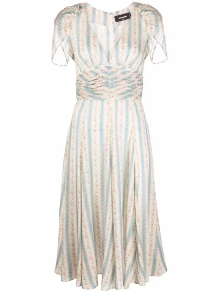 Rochie Dsquared2 cu model floral cu imagine de costum