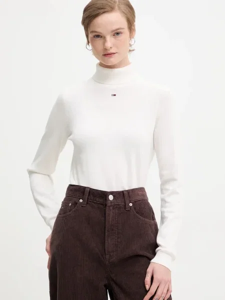 Tommy Jeans πουλόβερ μπεζ