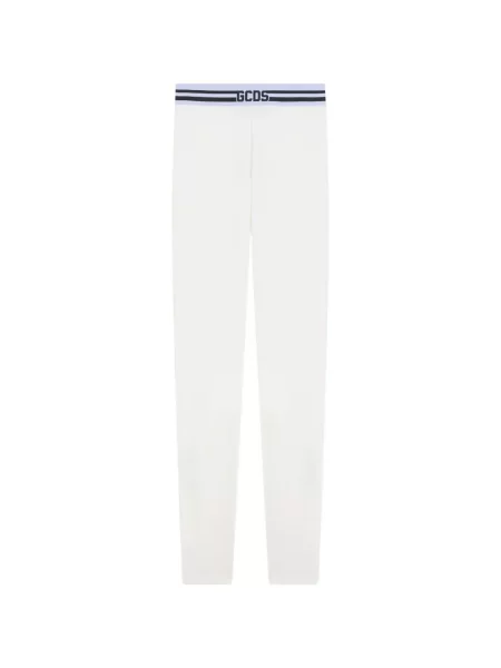 Leggings Gcds cu autograf alb