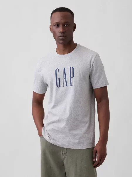 Tricou Gap cu autograf gri