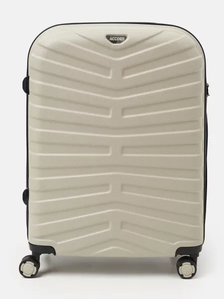 Чемодан Ricco Grande бежевый