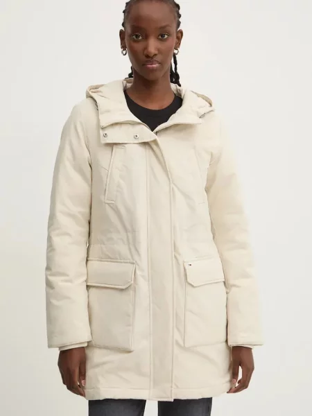 Яке Tommy Jeans зимен модел бежово