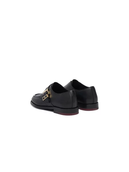 Polobotky Tommy Hilfiger Th Buckle Moc Toe Loafers černá