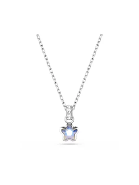 Swarovski naszyjnik z kryształem Swarovski CHROMA biały