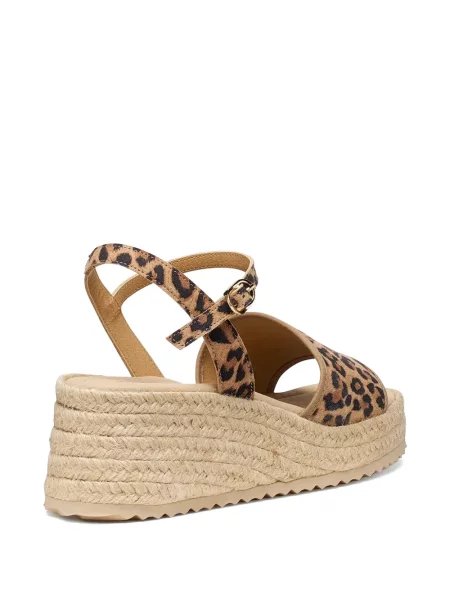 Espadrile Geox cu pană cu imagine cu model leopard