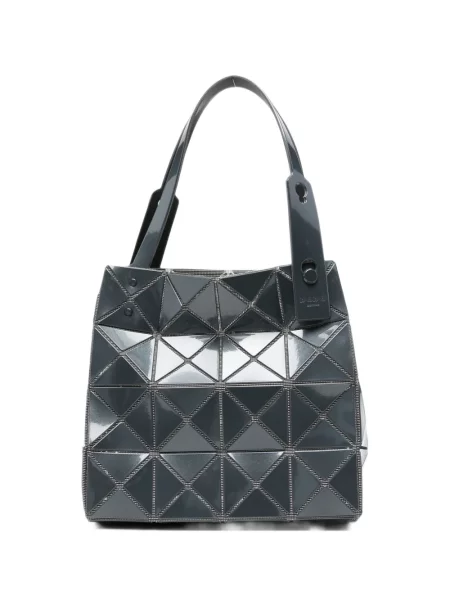 Geantă shopper Bao Bao Issey Miyake cu imprimeu geometric gri