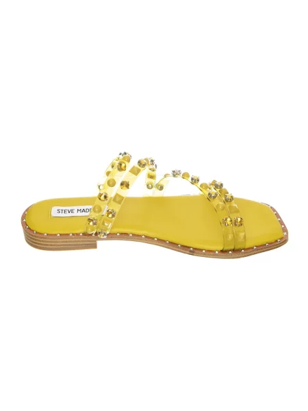Klapki Steve Madden bez obcasa żółte