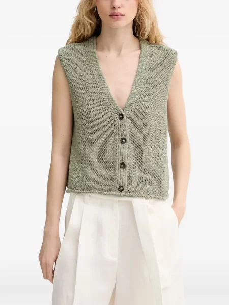 Vestă Marc O'polo tricotate verde
