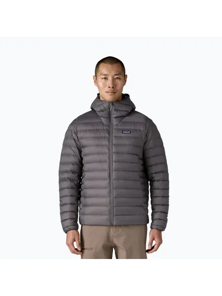 Geacă de puf pentru bărbați Patagonia Down Sweater Hoody forge grey w/forge grey gri