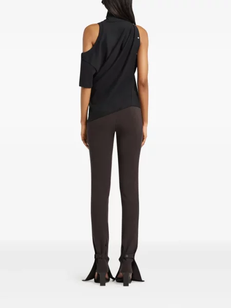 Pantaloni Courreges maro