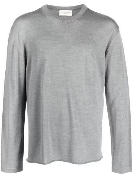 Pulover Officine Générale tricotate lung gri