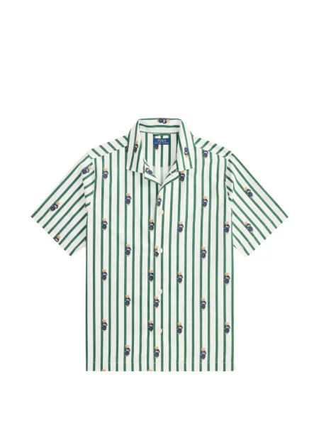 Ριγέ κάλτσες Polo Ralph Lauren από ζέρσεϋ με αυτόγραφο μπλε