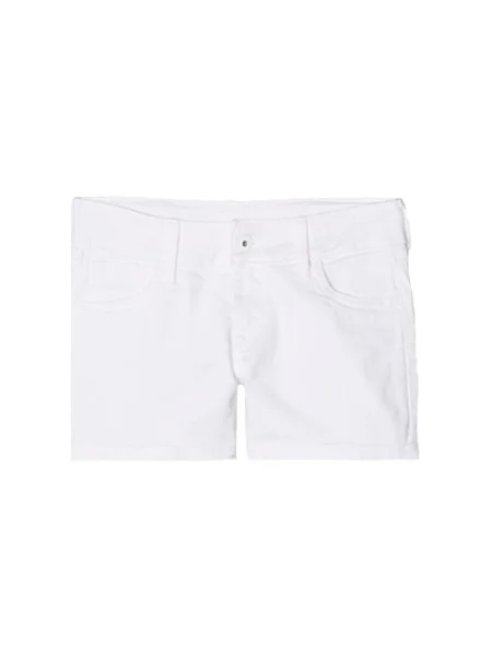 Pantaloni copii Pepe Jeans alb