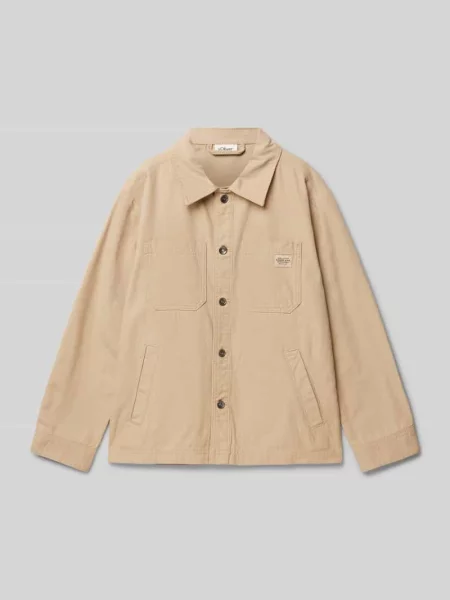 Kurtka koszulowa o kroju regular fit z czystej bawełny S.oliver Red Label