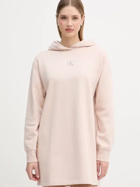 Calvin Klein Jeans sukienka beżowa