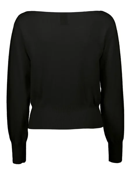 Pulover Allude cu decolteu barcă negru