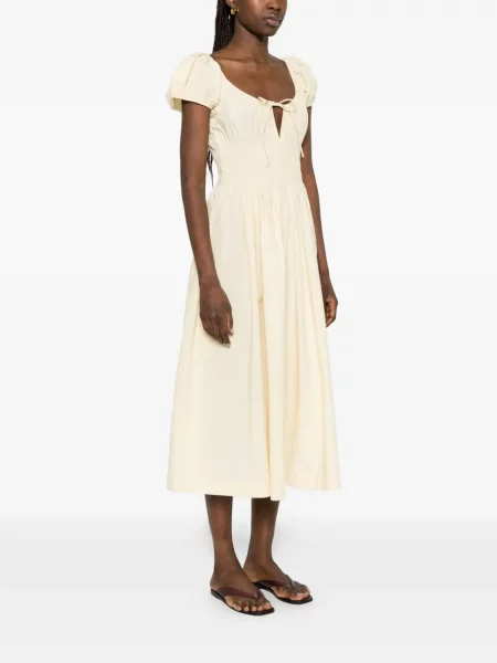 Sukienka midi Dôen żółta